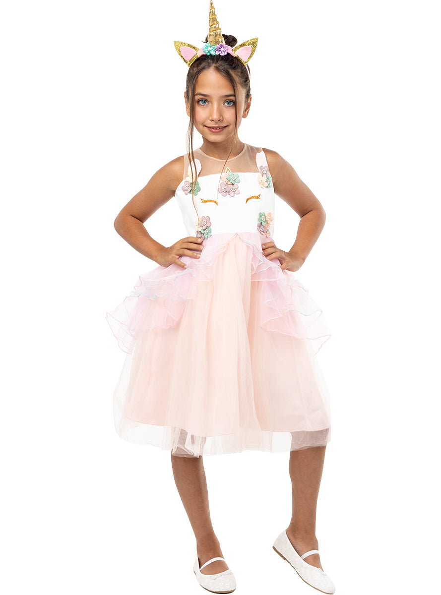 Déguisement princesse licorne fille