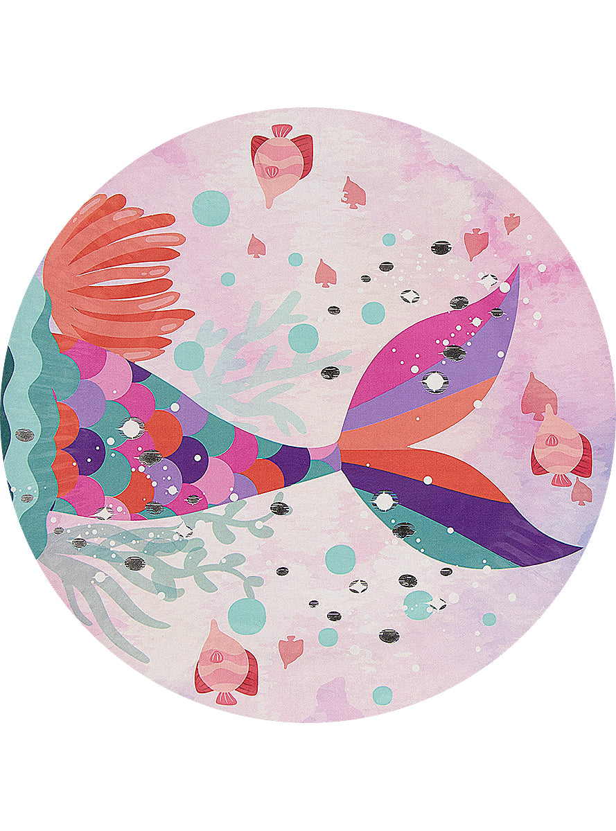 8 assiettes sirènes (23cm) - Beautiful mermaid
