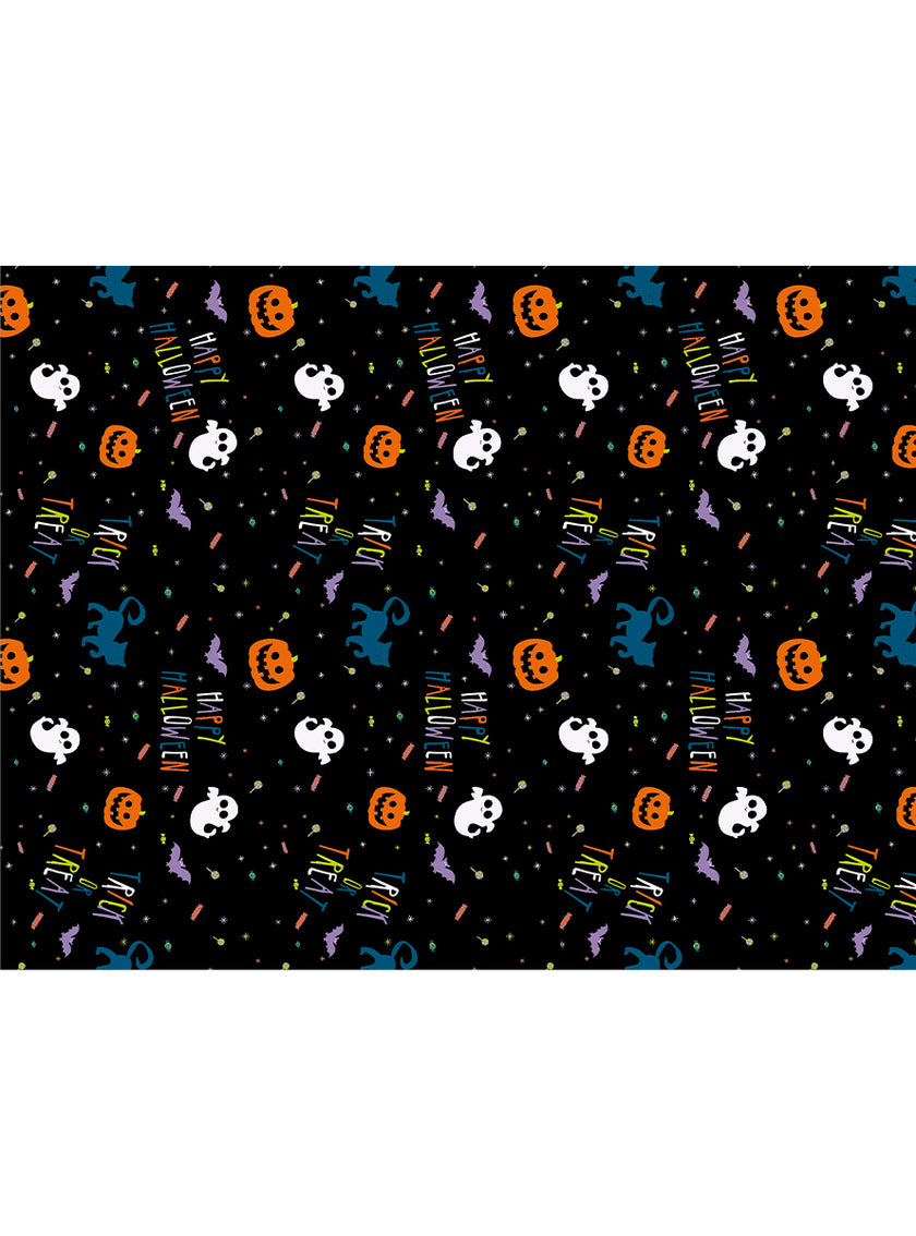 Nappe Halloween citrouille - Happy Halloween