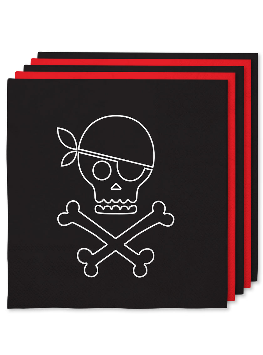 16 serviettes pirates (33x33cm) - Pirates Party