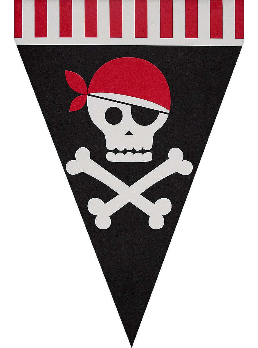 Guirlande à fanions pirates - Pirates Party