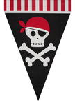 Guirlande à fanions pirates - Pirates Party