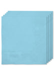16 serviettes bleu ciel (33x33cm) - Gamme couleur unie