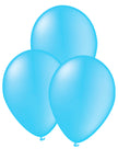 10 ballons bleu ciel - Gamme couleur unie