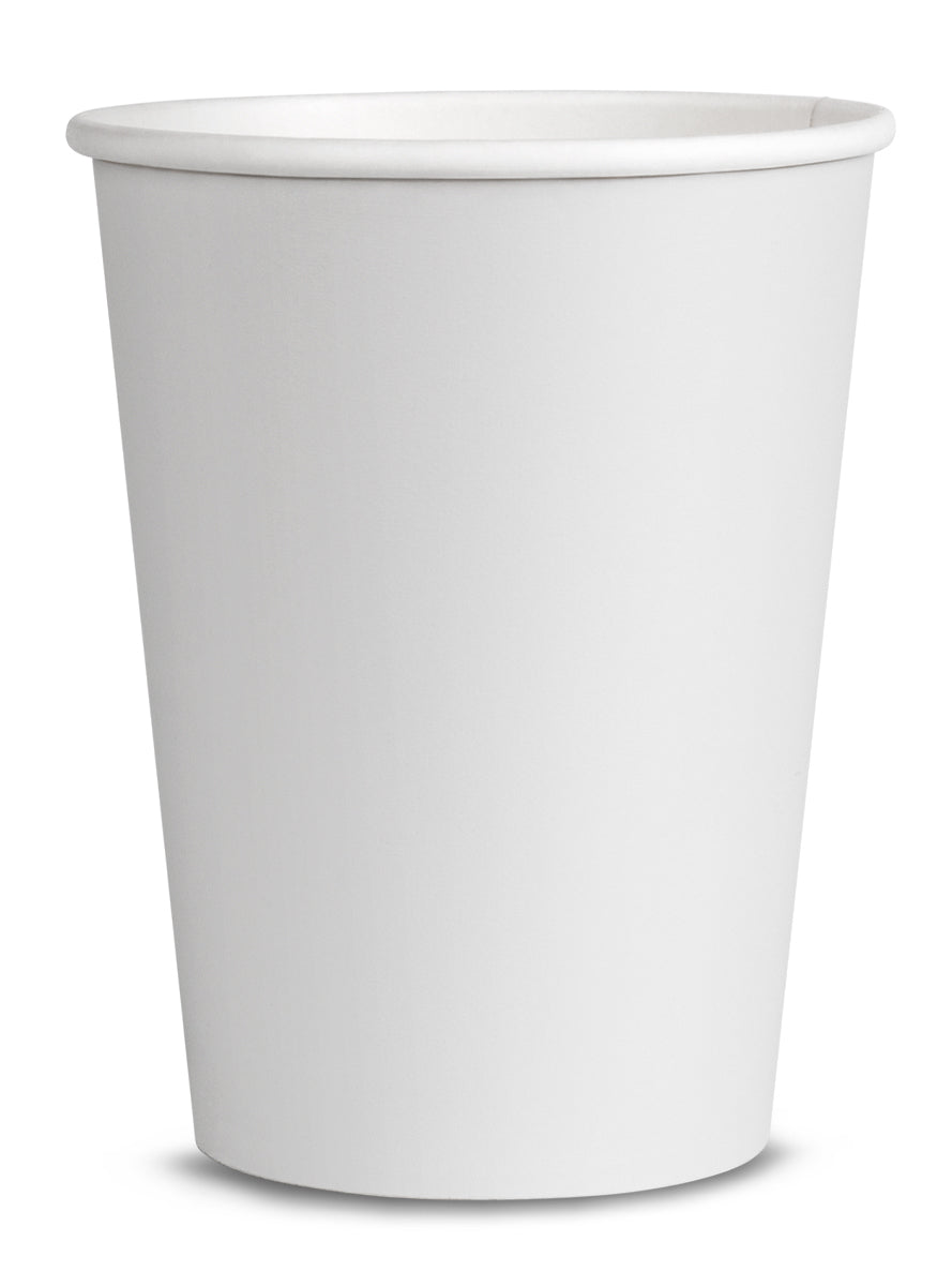 8 gobelets blanc - Gamme couleur unie
