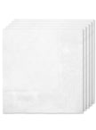 16 serviettes blanches (33x33cm) - Gamme couleur unie