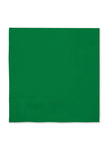16 serviettes vertes 33x33cm - Gamme couleur unie