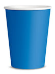 8 gobelets bleu marine - Gamme couleur unie