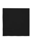 16 serviettes noires 33x33cm - Gamme couleur unie