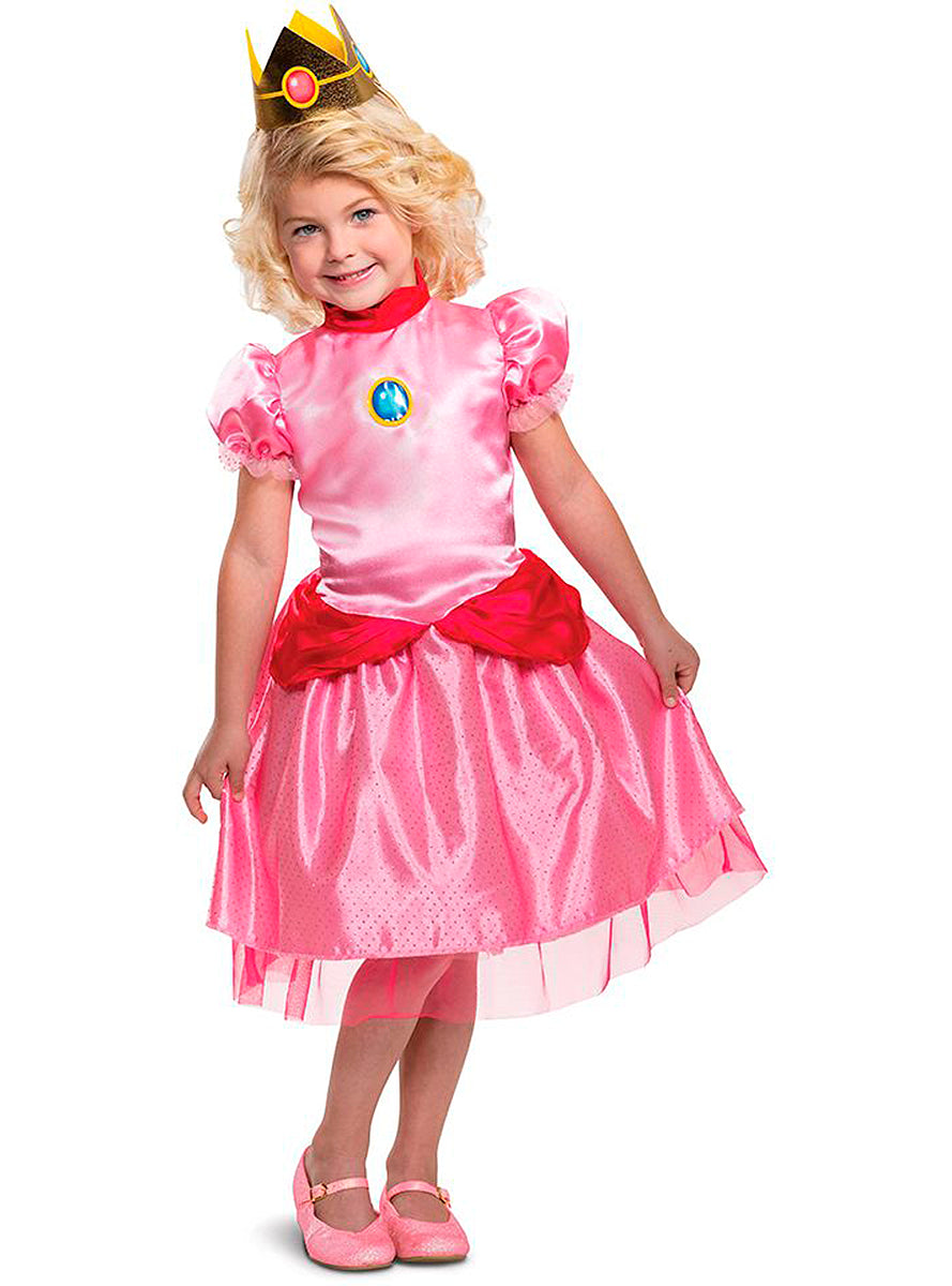 Déguisement Princesse Peach mini fille - Super Mario Bros