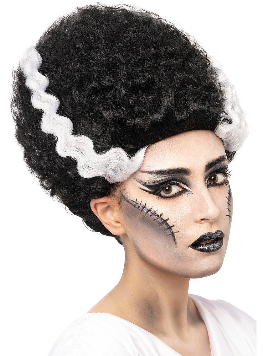 Perruque La Fiancée de Frankenstein femme