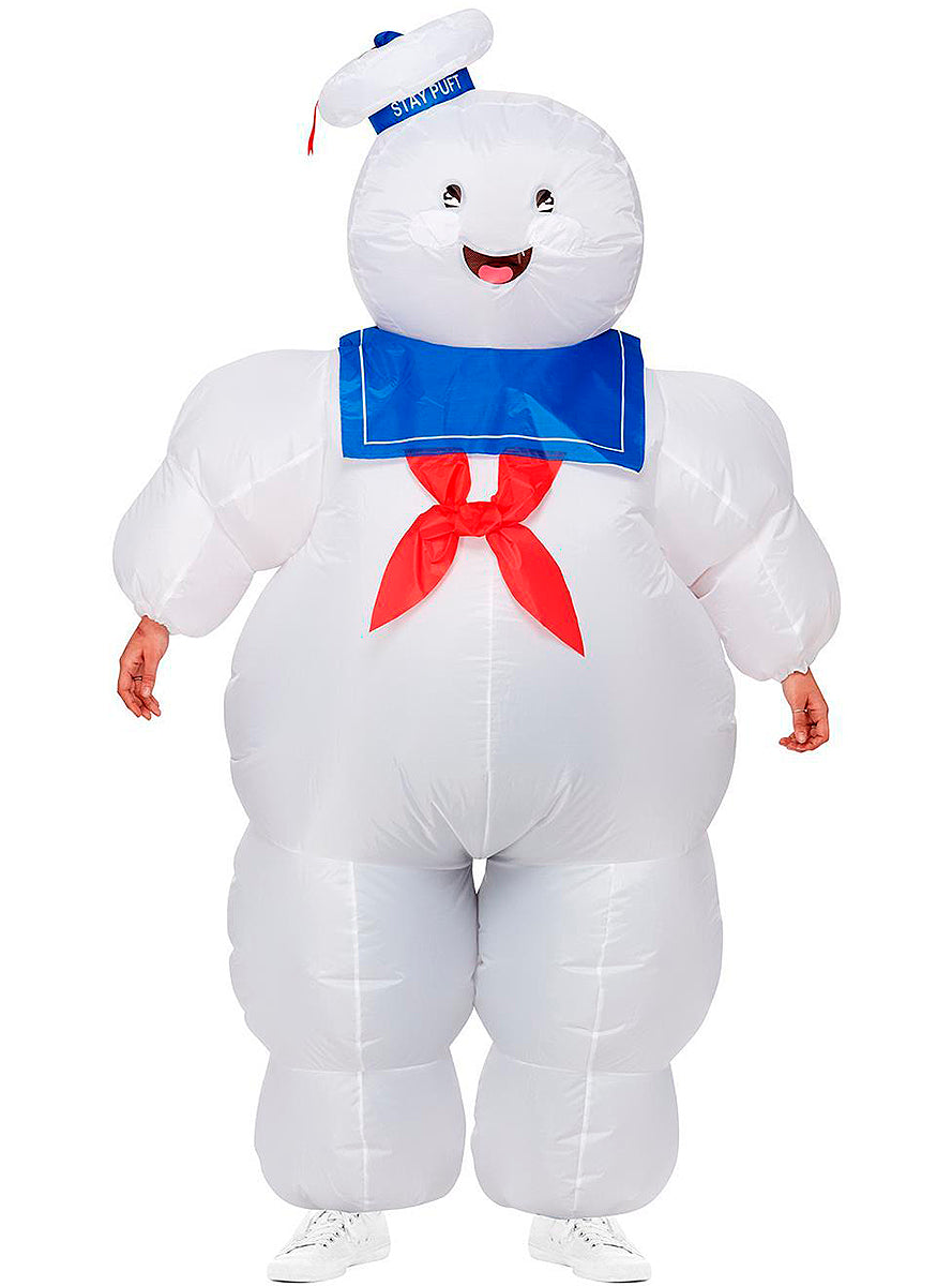 Déguisement Bibendum Chamallow gonflable adulte - SOS Fantômes