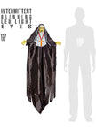 Figure suspendue squelette dans une cage