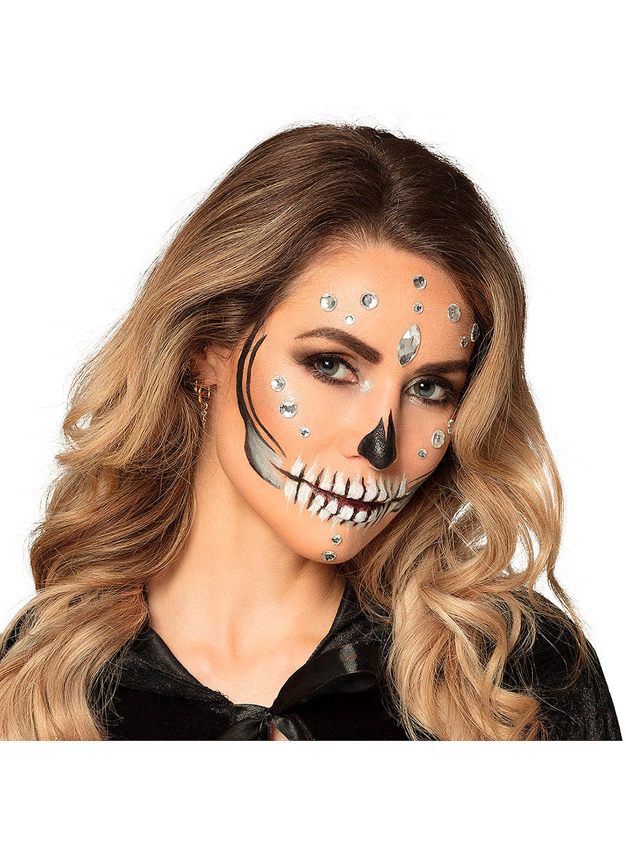 Kit maquillage bijoux visage squelette