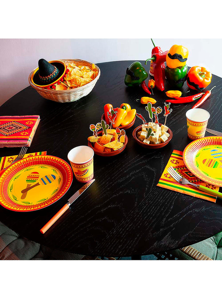 10 assiettes Mexique (22 cm)