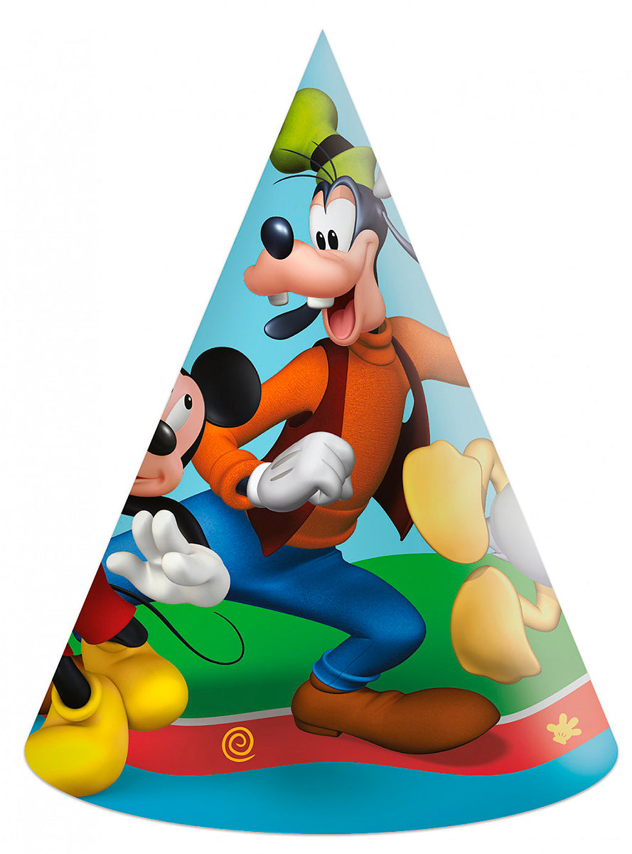 6 chapeaux de fête Mickey Mouse - Club House