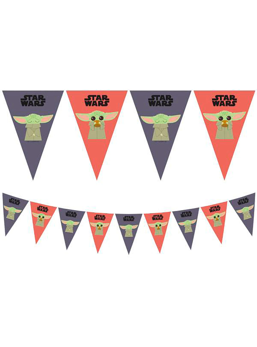 Guirlande à fanions Baby Yoda The Mandalorian