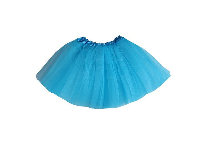 jupe en tulle tutu pour enfant bleu clair 46cm