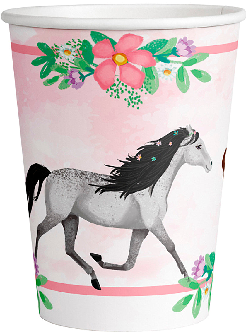 8 gobelets chevaux - Beautiful Horses