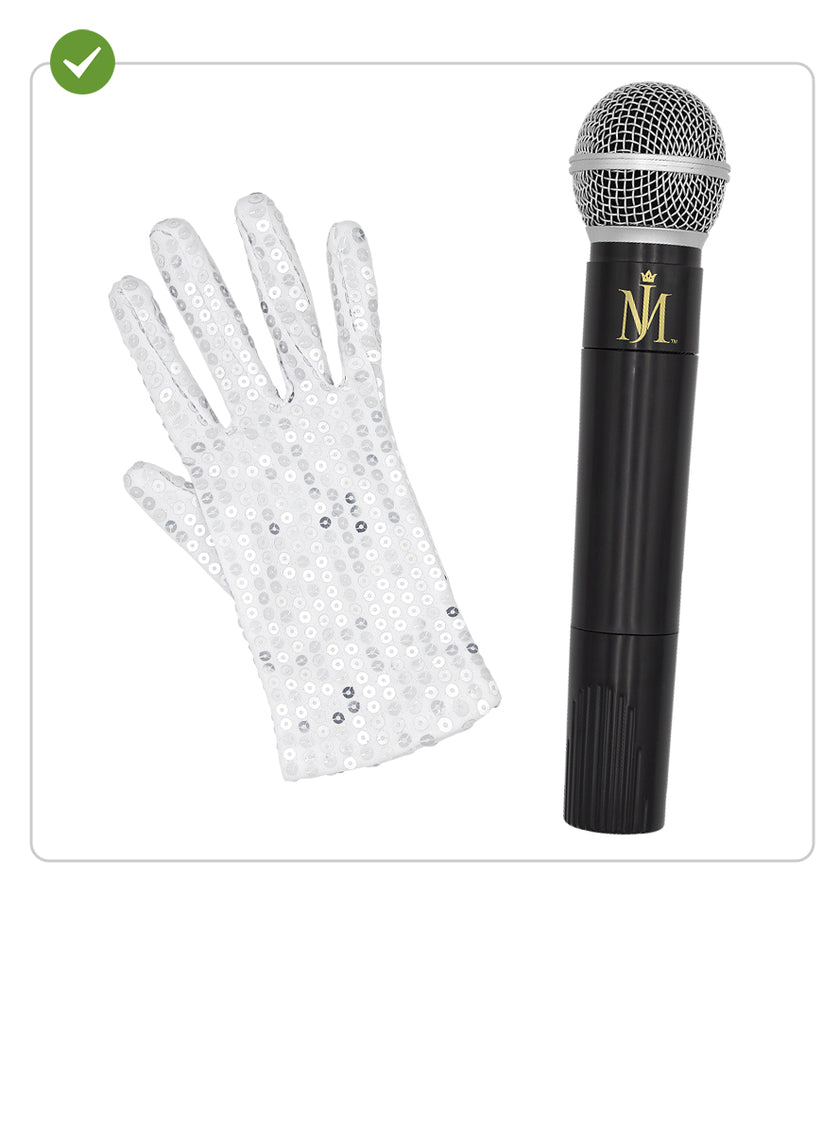Micro et gant Michael Jackson