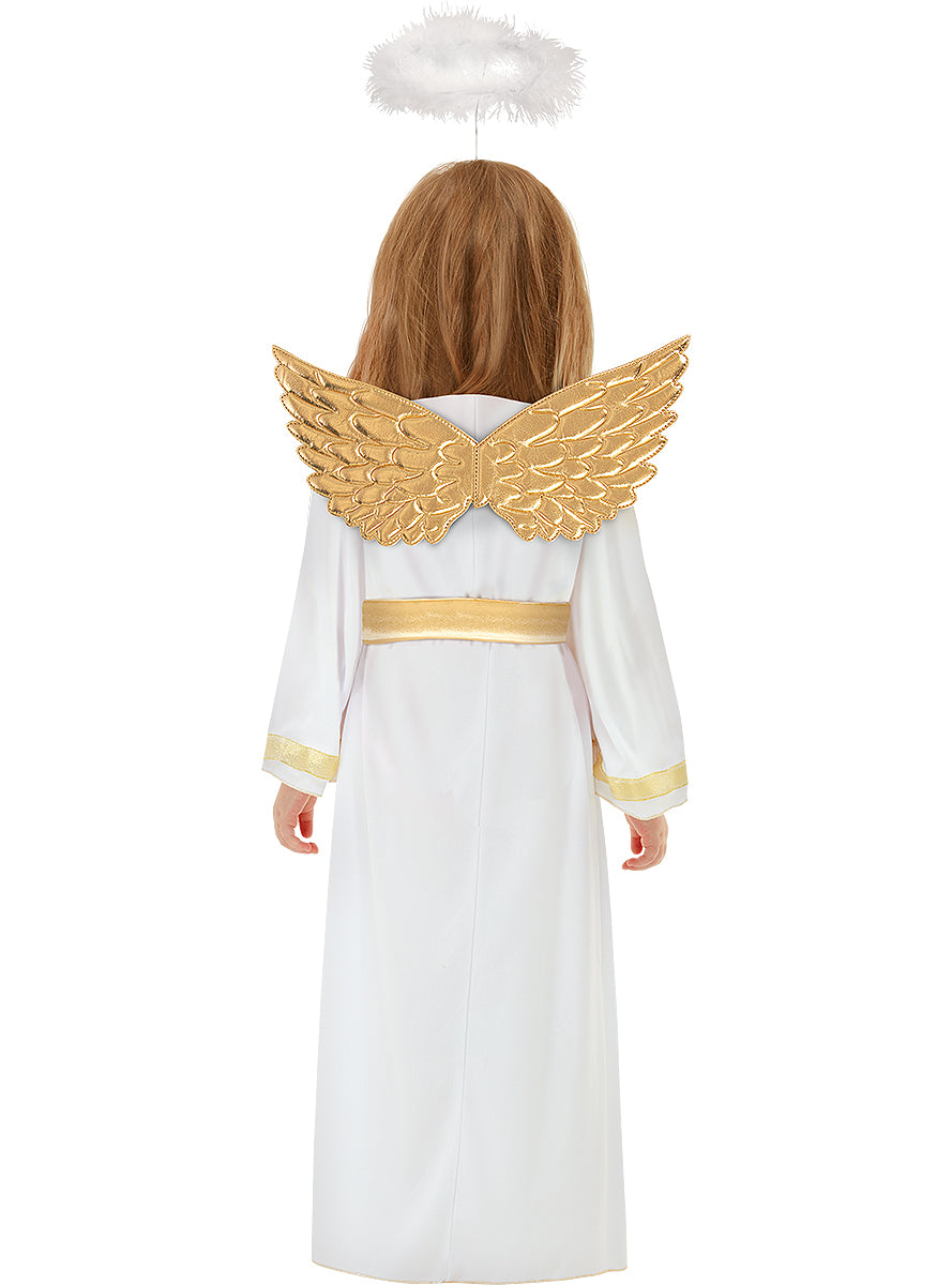 Déguisement ange avec auréole et ailes pour enfant