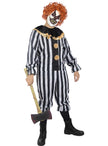Déguisement clown tueur Deluxe homme grande taille
