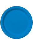 Kit décoration fête bleu foncé 8 personnes - Gamme couleur unie