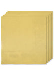 Kit décoration fête doré 8 personnes - Gamme couleur unie