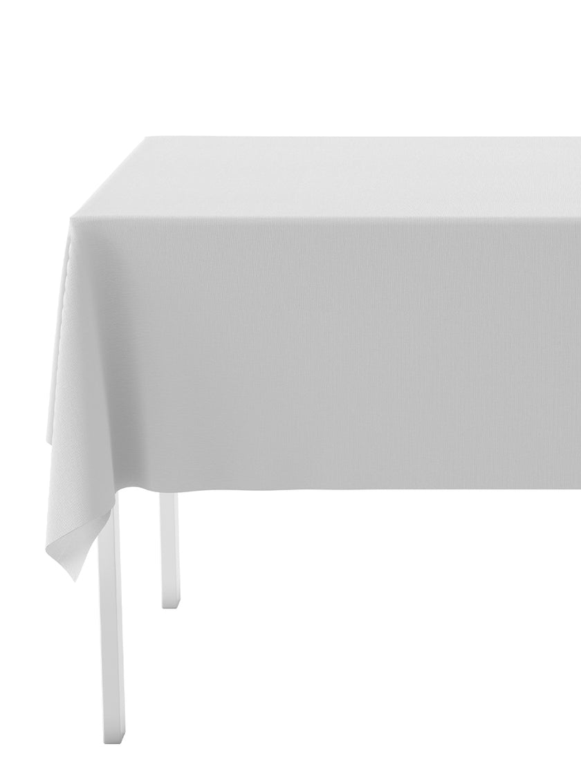Kit décoration fête blanc 8 personnes - Gamme couleur unie