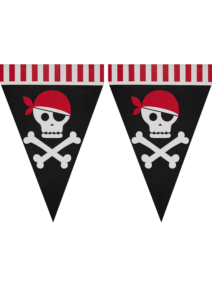 Kit décoration fête de pirates Premium 8 personnes - Pirates Party