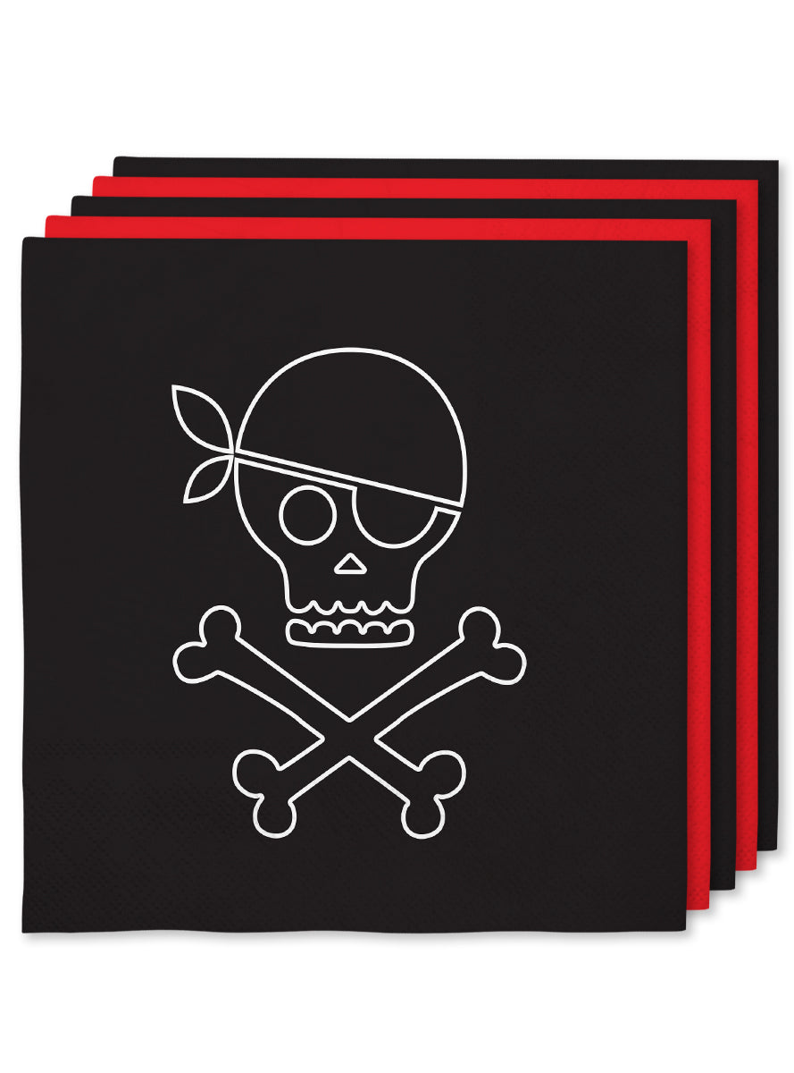 Kit décoration fête de pirates Premium 8 personnes - Pirates Party