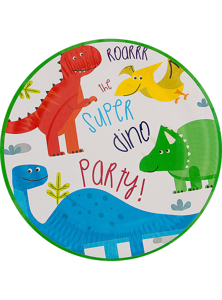 Kit décoration anniversaire dinosaures Premium 8 personnes - Dinosaurs party