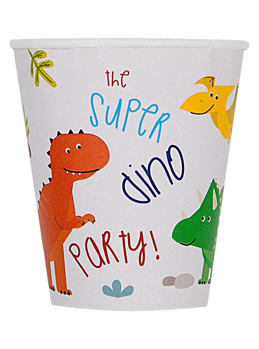 Kit décoration anniversaire dinosaures Premium 8 personnes - Dinosaurs party