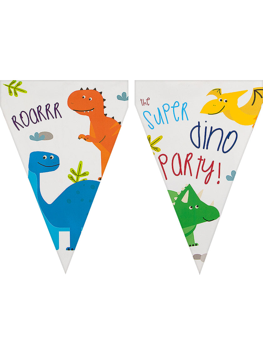 Kit décoration anniversaire dinosaures Premium 8 personnes - Dinosaurs party