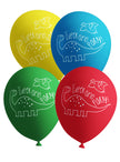 Kit décoration anniversaire dinosaures Premium 8 personnes - Dinosaurs party