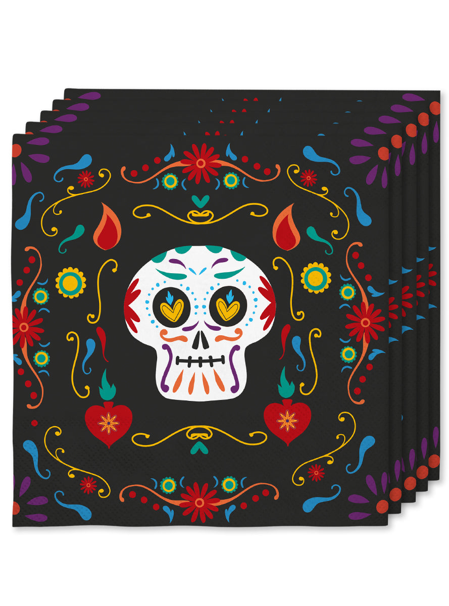 Kit décoration fête de Catrina jour des morts Premium 8 personnes - Day of the Dead