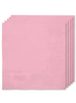 Kit décoration fête rose clair Premium 8 personnes - Gamme couleur unie