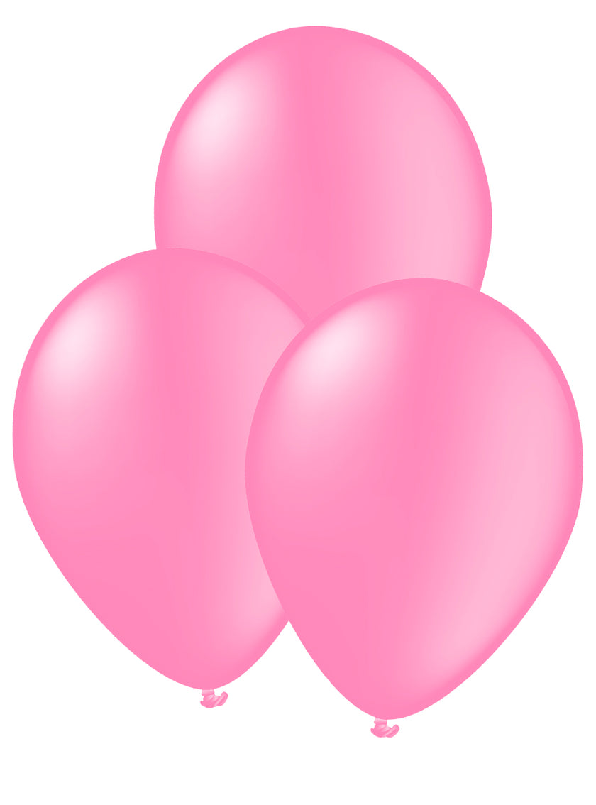 Kit décoration fête rose clair Premium 8 personnes - Gamme couleur unie