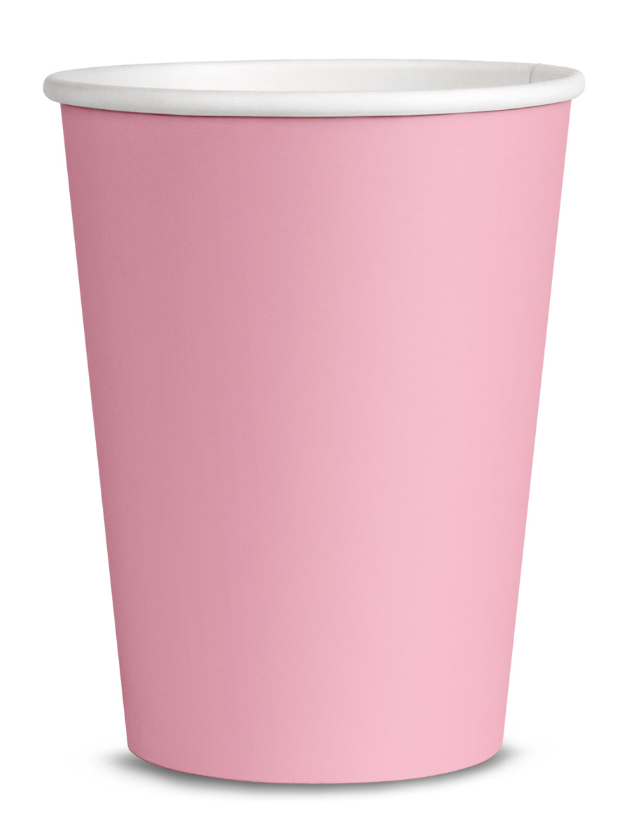 Kit décoration fête rose clair Premium 8 personnes - Gamme couleur unie