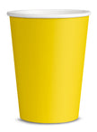 Kit décoration fête jaune Premium 8 personnes - Gamme couleur unie