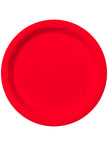 Kit décoration fête rouge Premium 8 personnes - Gamme couleur unie