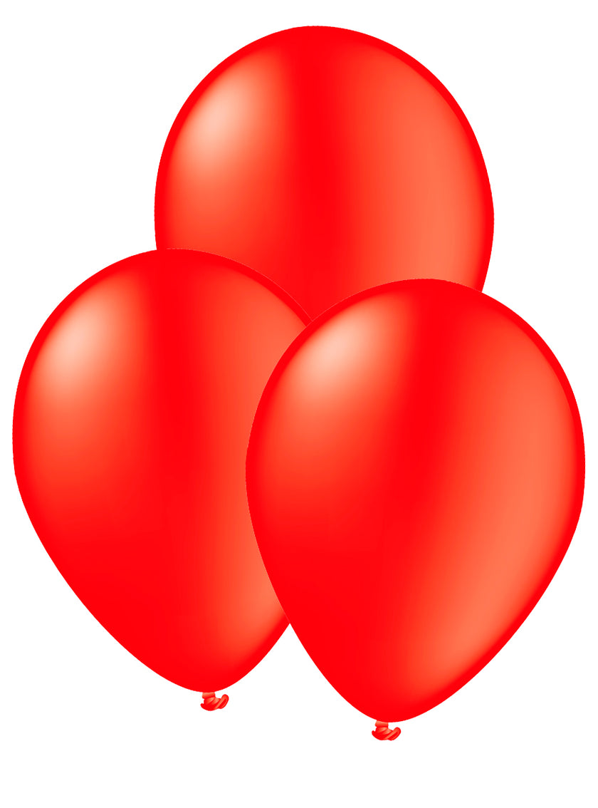 Kit décoration fête rouge Premium 8 personnes - Gamme couleur unie