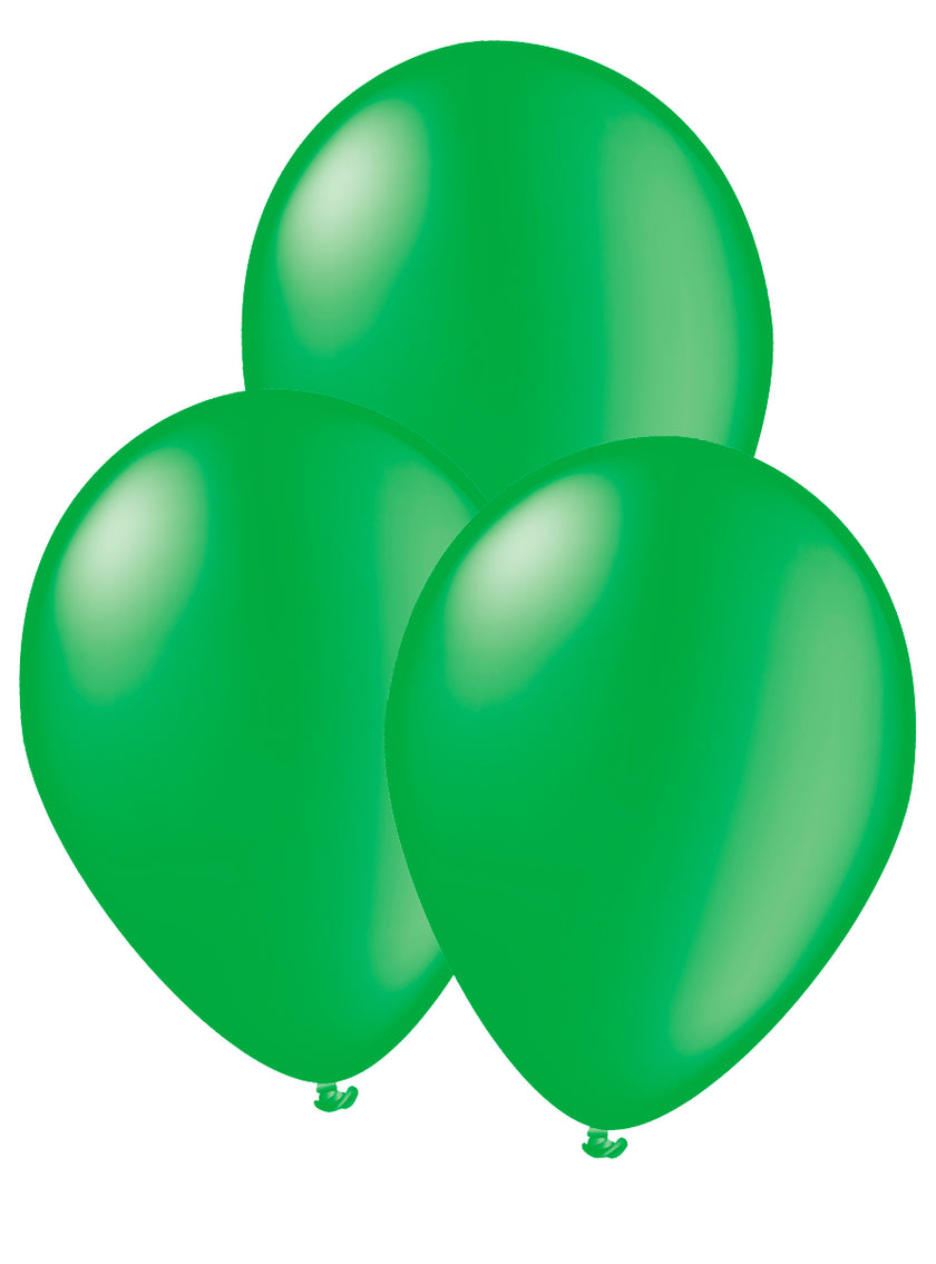Kit décoration fête vert Premium 8 personnes - Gamme couleur unie