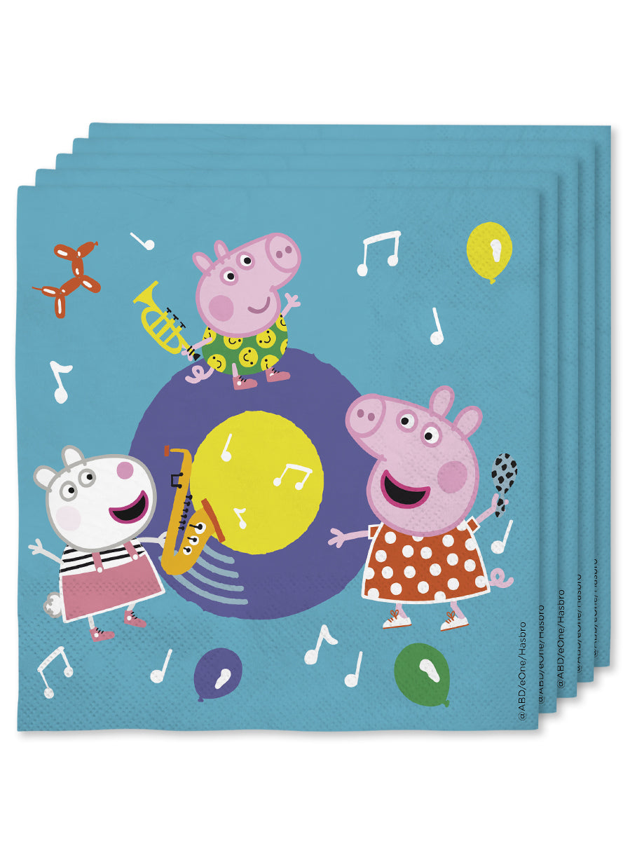 Kit décoration anniversaire Peppa pig Premium 8 personnes