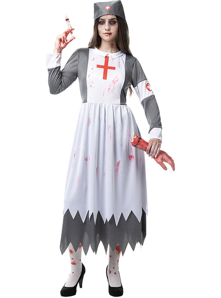 Déguisement infirmière zombie femme