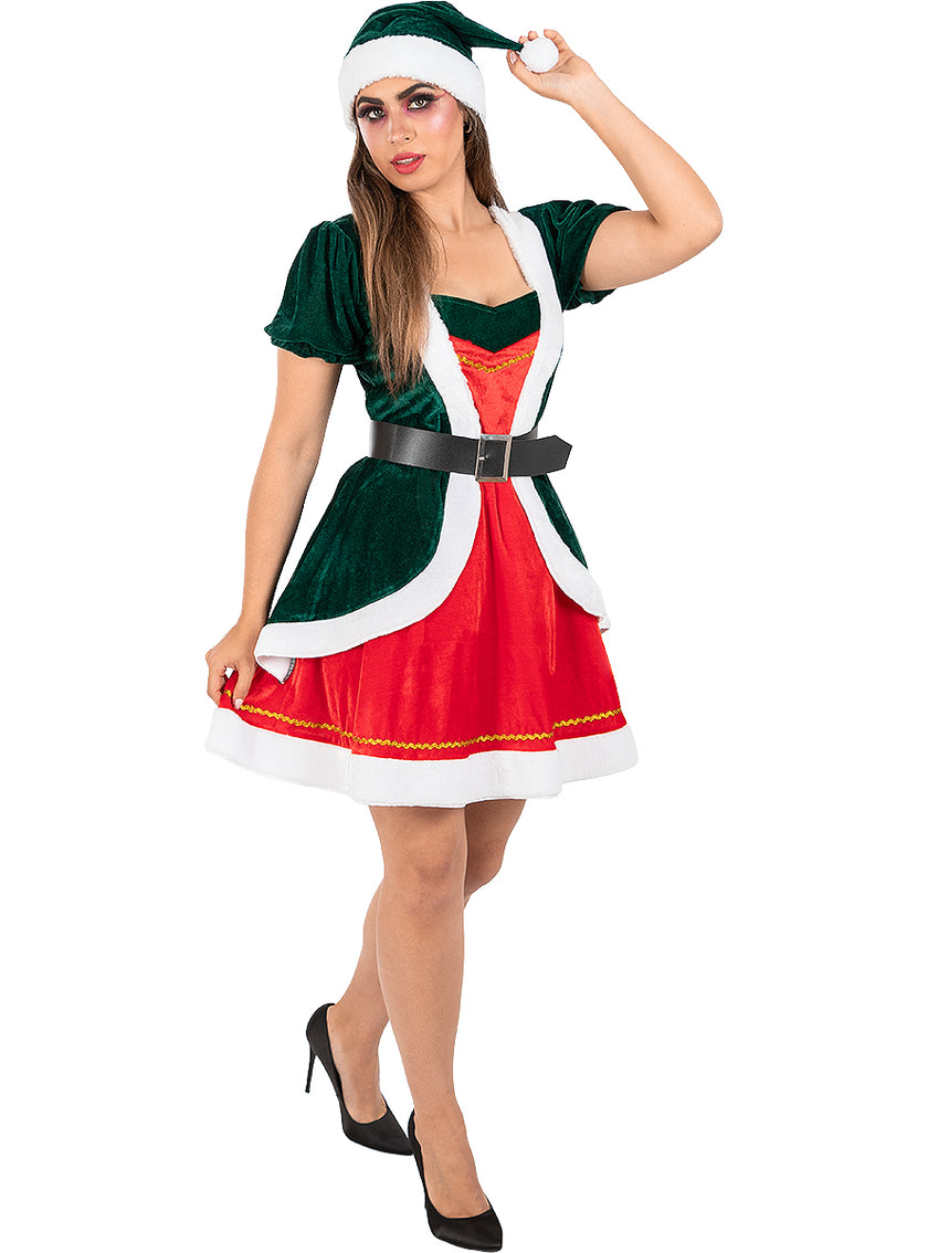 Déguisement lutin de noël sexy femme