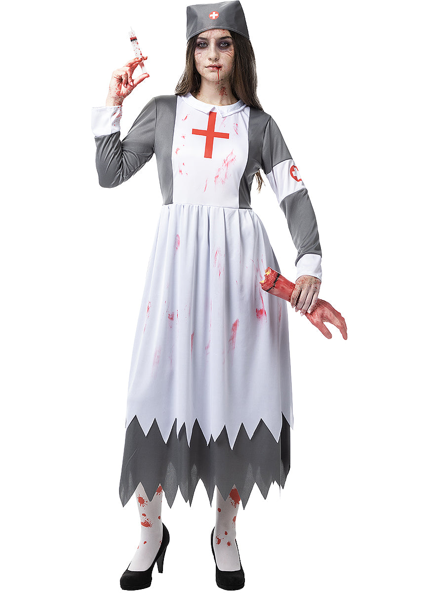 Déguisement infirmière zombie femme grande taille