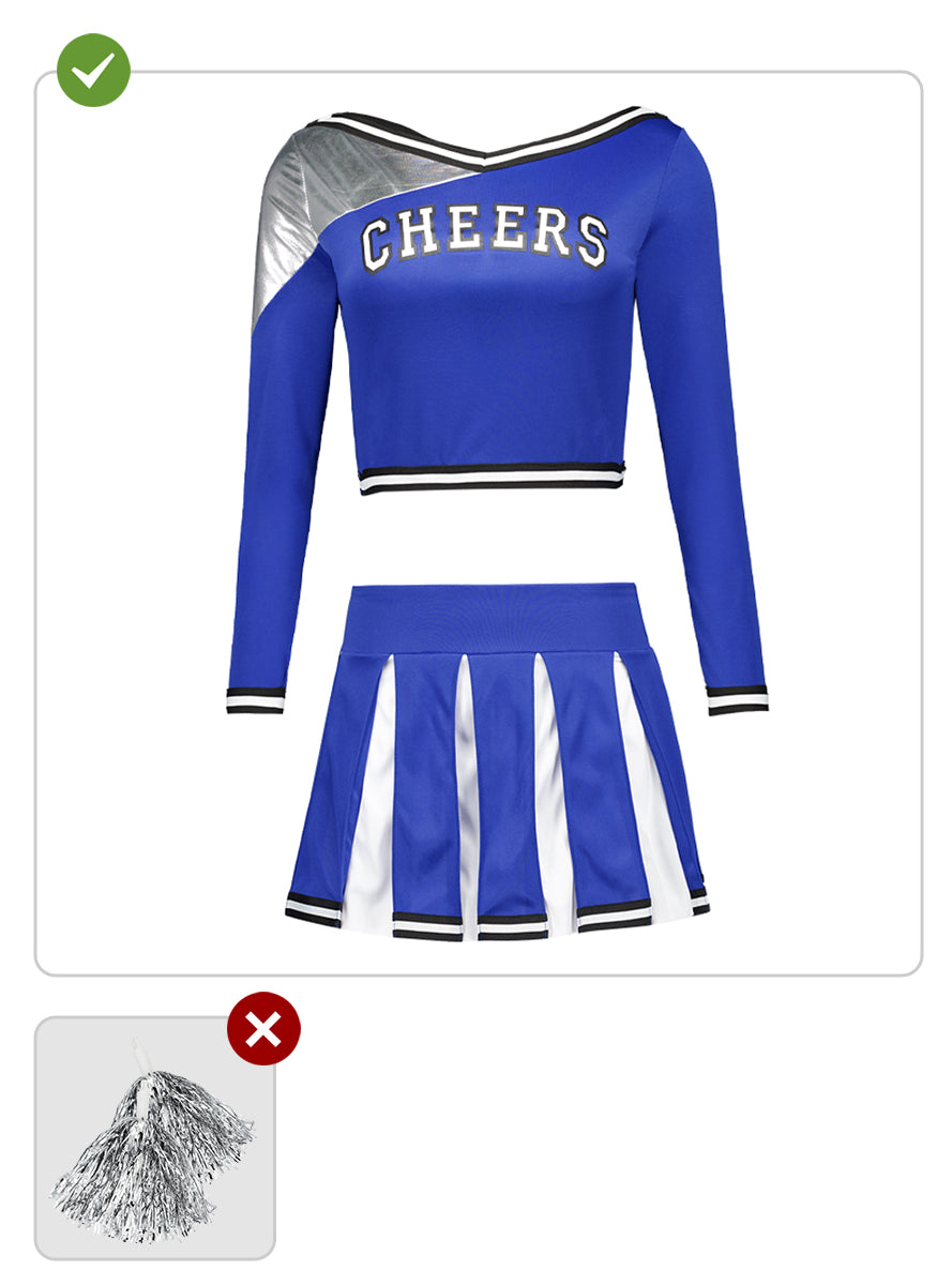 Costume de pom-pom girl USA pour femme