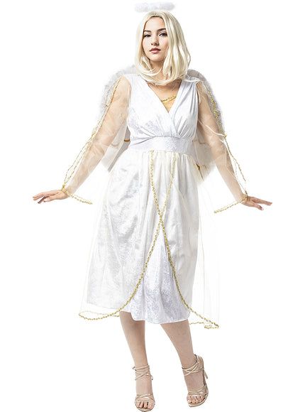 Déguisement ange Deluxe femme grande taille