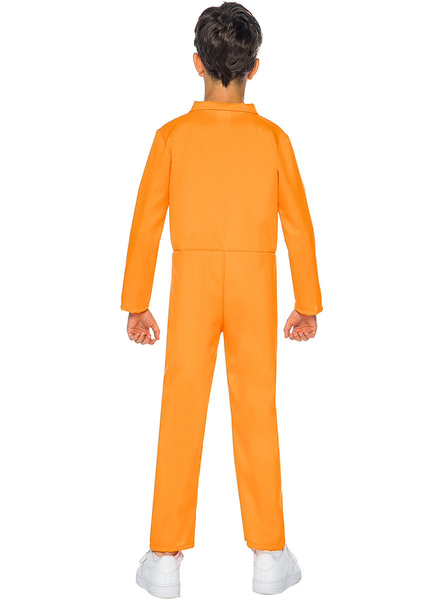Déguisement prisonnier orange garçon